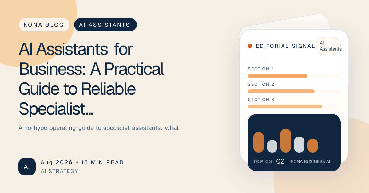 Business team coordinating specialized AI assistants through one governed workspace