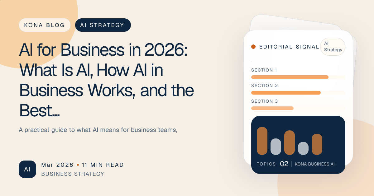 AI for business workflows across planning, productivity, and growth