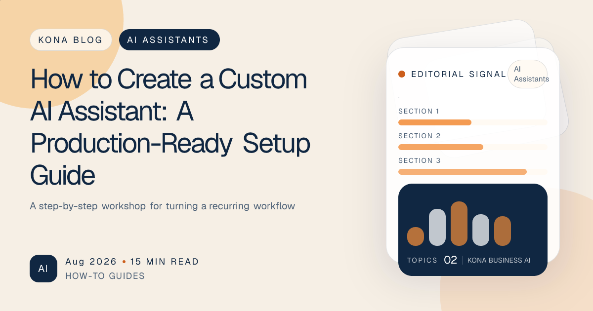 Configuration canvas for a custom AI assistant with instructions tools and evaluations